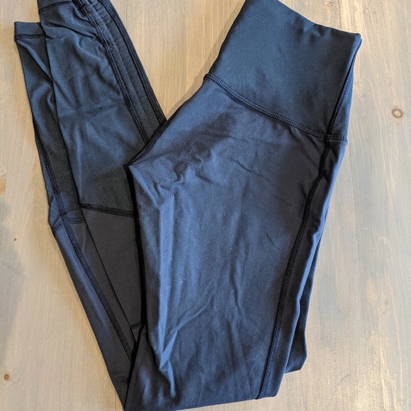 Lululemon Yoga Leggings, Navy Blue - Size 6 - Picture 1 of 8